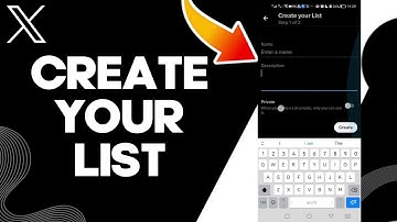 How To Create Your List On X Twitter App