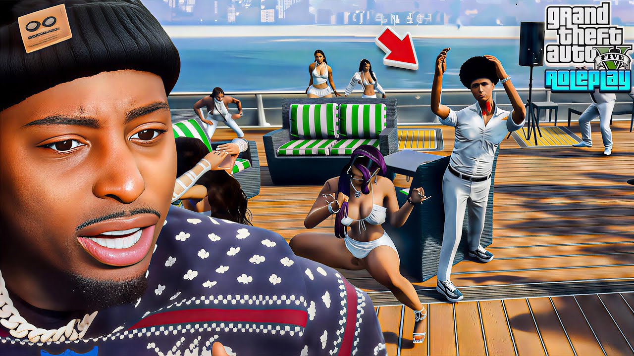 FunnyMike Goes To An ALL WHITE YACHT PARTY In GTA 5 RP.. 😂