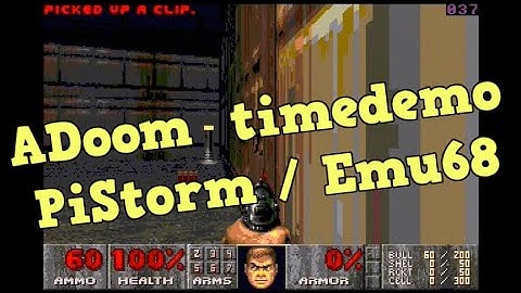 Amiga 2000 - ADoom timedemo [ PiStorm / Emu68 ]