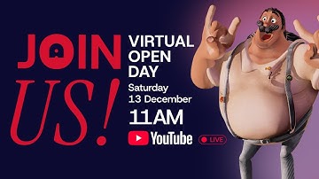 The Animation School - Virtual Open Day 13 Dec at 11:00 SAST