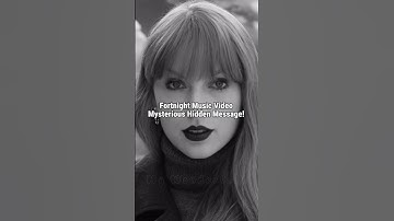 Taylor Swift Fortnight Music Video Mysterious Hidden Message! #taylorswift #forafortnightchallenge