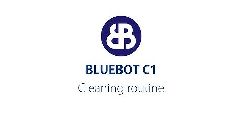 Bluebot app - set-up cleaning routines for the Bluebot C1