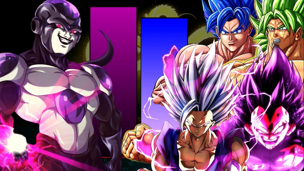 Black Frieza VS UNIVERSE 7 - Power Levels
