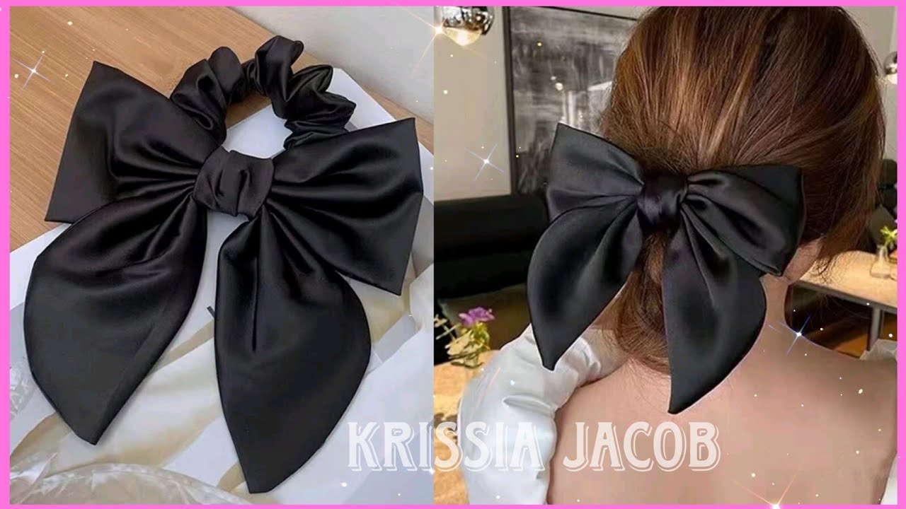 ✨️Diy Scrunchie/Cómo hacer Coleteros con Lazo