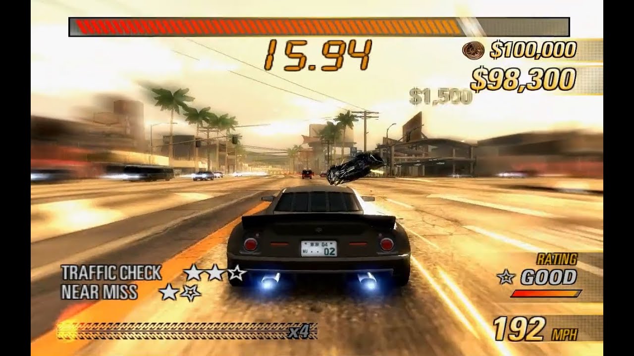 Burnout Revenge - Race Tour Part 64 - Angel Valley [R] Traffic Attack ...