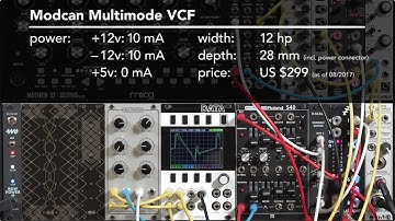 Modcan Multimode Filter 1/2: Overview (LMS Eurorack Expansion Project)