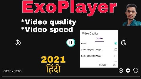 Change video quality in ExoPlayer android Hindi 2021 | #Trackselector #exoplayerVideoQuality