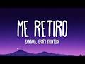 Santana, Grupo Frontera - Me Retiro (Letra/Lyrics) Mp3 Song
