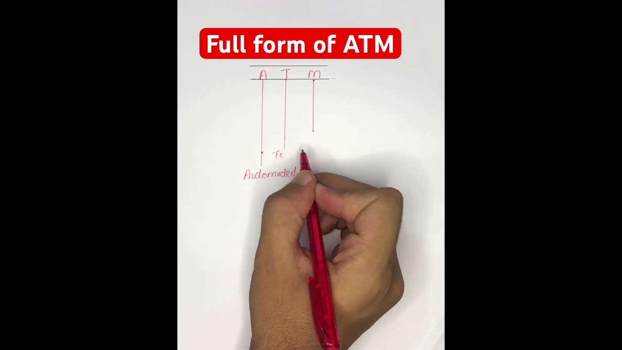 Full form of ATM 