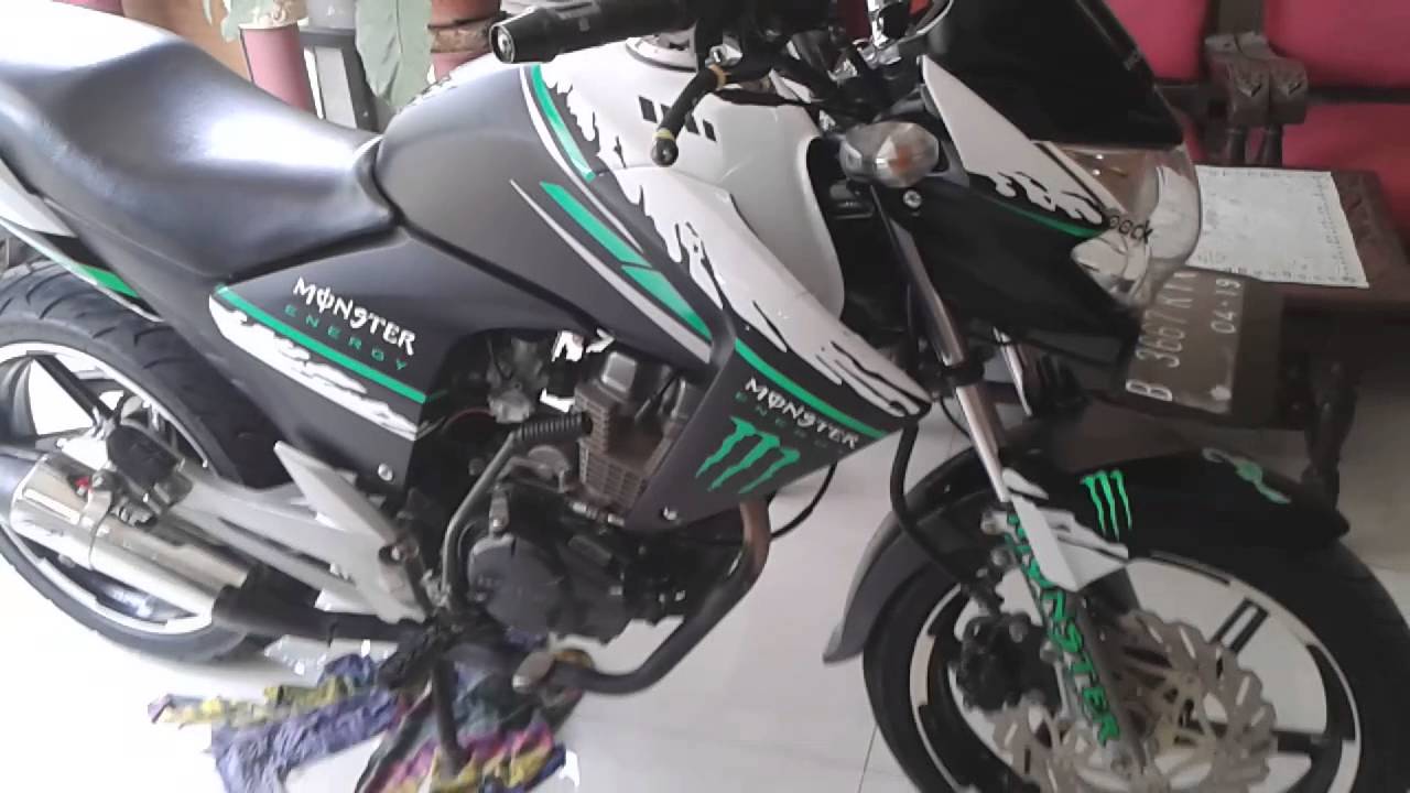 Gambar Modifikasi Stiker Motor Mega Pro Modif Sticker