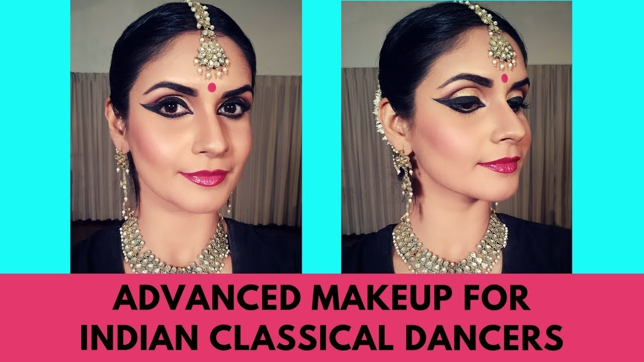 Easy Makeup Tutorial for Kathak Dancers by Vidha Lal - YouTube