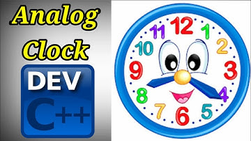 Analog Clock in Dev C++ !!!!!!