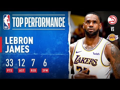 LeBron Shows Out With 33 PTS & 12 AST!