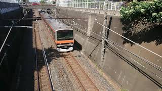 武蔵野線E231系0番台MU12編成 新習志野行き 南浦和(JM-25)～東浦和(JM-24)