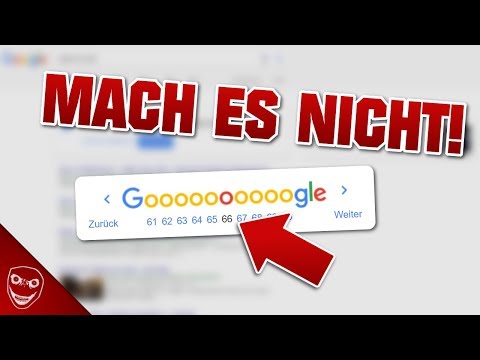 Gehe niemals auf Seite 66 der Google Suchergebnisse!