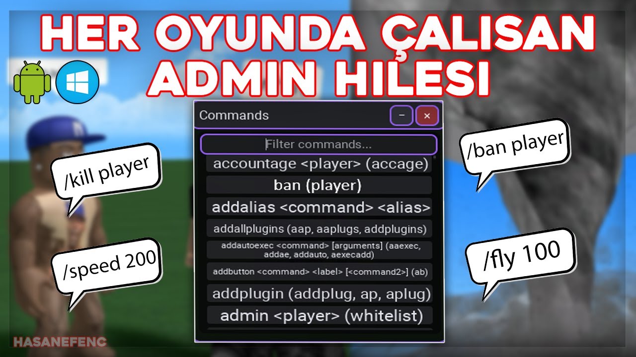 Roblox Best Universal Admin Script 2025 (All Games) | Her Oyunda Çalışan Hile