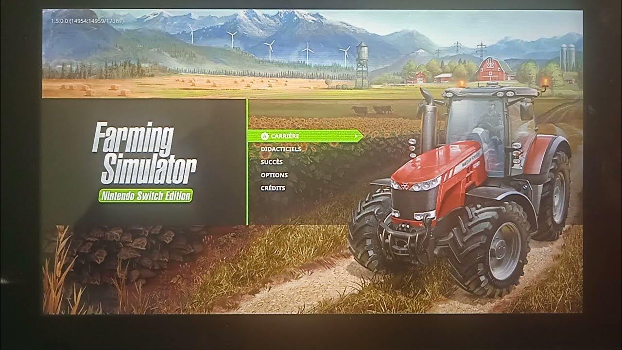 Tuto Argent illimité sur farming simulator 17 édition switch YouTube