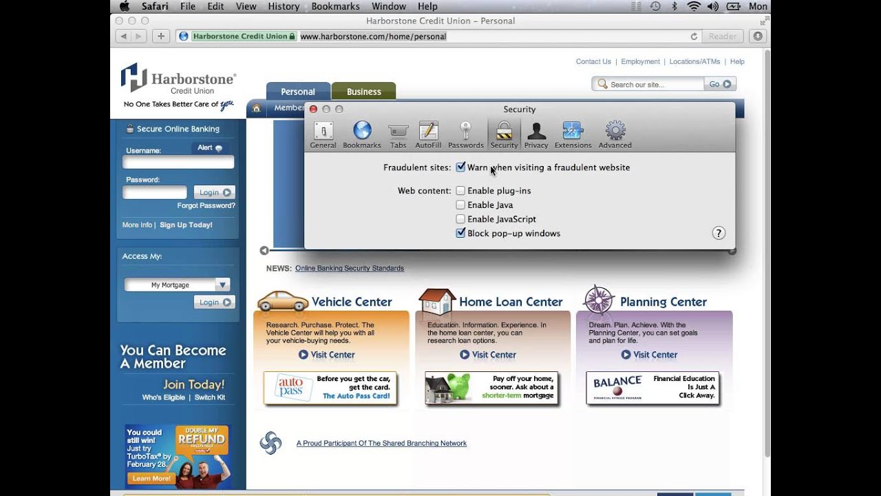 How to set security levels in safari youtube
