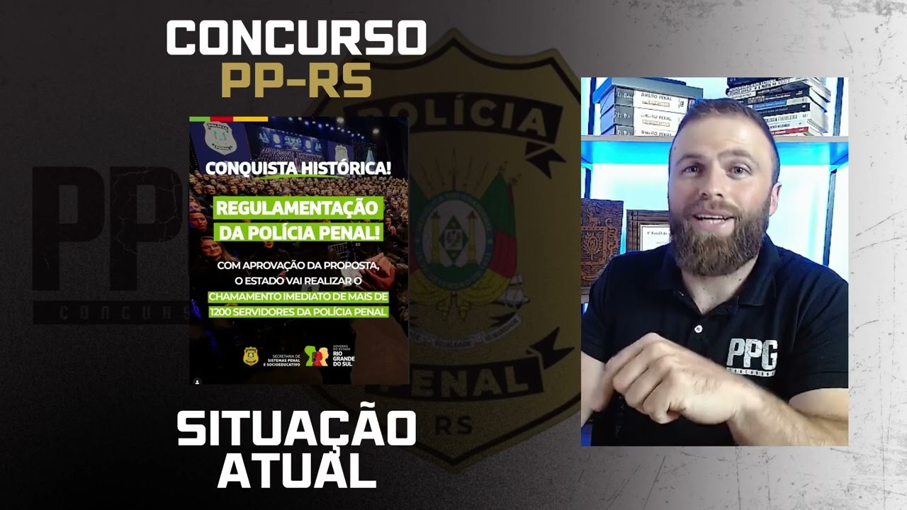 Concurso PP-RS - Quando será o próximo?