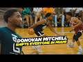 Donovan Mitchell BREAKING ANKLES In Miami Pro Am!! Bam Adebayo &amp; Darius Garland SNAP!!