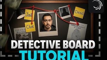 How to Make Detective Board Animation on Alight Motion