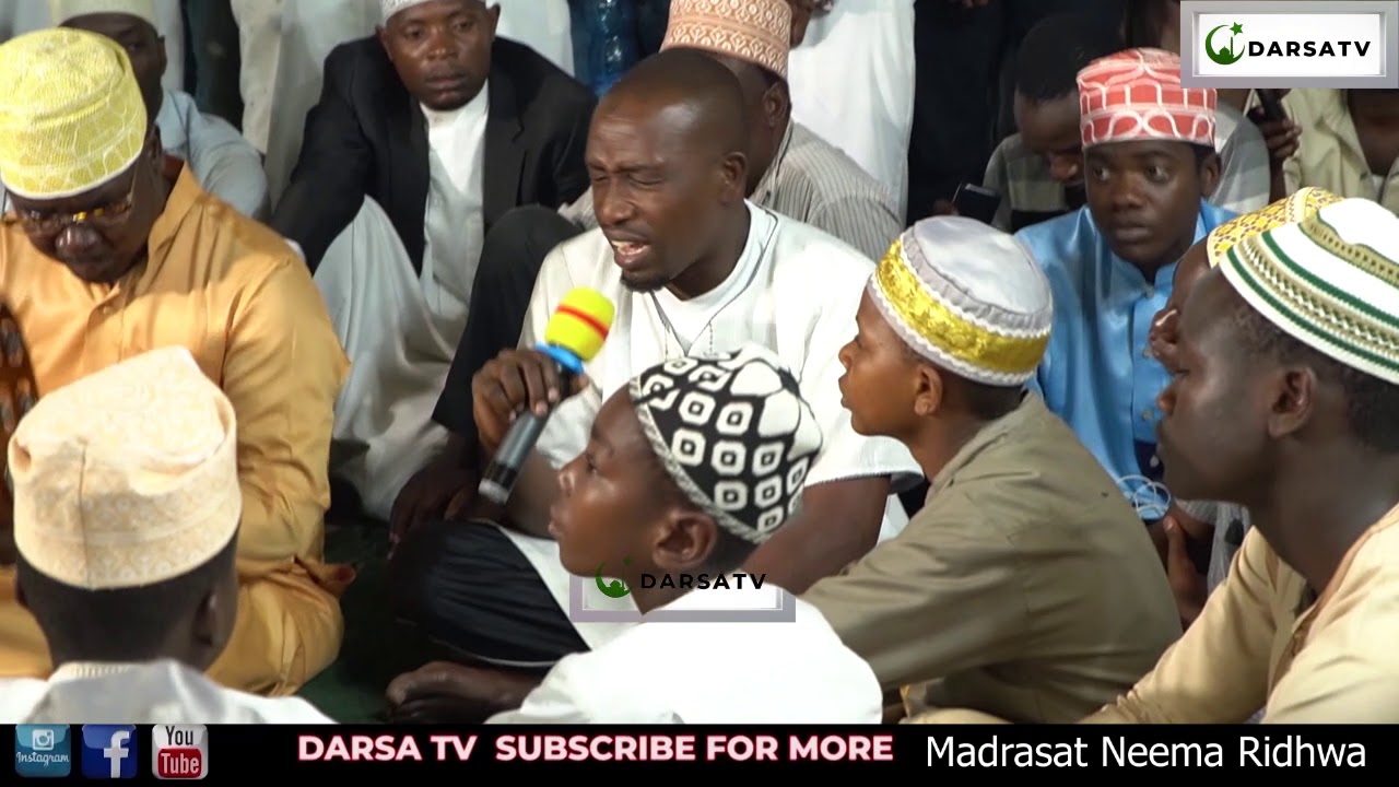 Neematul Ridhwaa madrasa/ Wakiwa na Ustadh Zuberi/ Maulid Siraaja Mmunira Tandale 2020