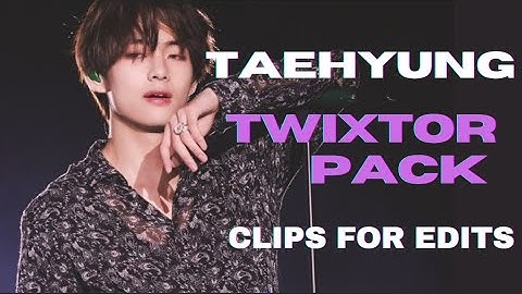 Taehyung (V) | Clips for Edits | Scene Pack Twixtor
