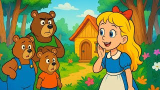 Three Bears and The Goldilocks Story | The Girl Who Entered the Wrong House! 🏡😱