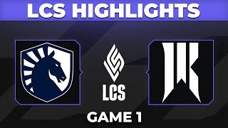 TL vs SR Highlights Game 1 | LCS 2026 Swiss Round 2 | Team Liquid vs Shopify Rebellion by Onivia