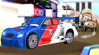 Cars 2 Pyotr Racinov Vs Tow Mater - Fast As Mcqueen Gameplay