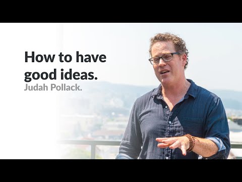 How to have good ideas, with Judah Pollack - YouTube