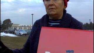 Representative Bergman Confronts Protesters Outside Library