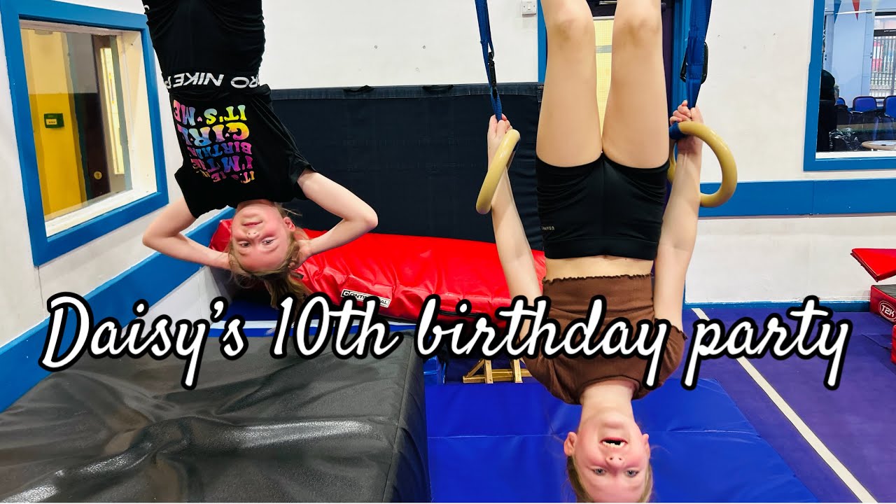 Daisy’s 10th birthday party at Nottingham City gymnastics | 2025 NCG | six ways