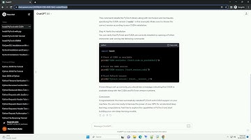 pip install torch and cuda