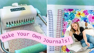 How To Use The Cinch Book Binding Machine To Create Notebooks (Unboxing & Tutorial!)