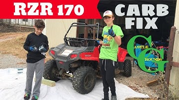 RZR 170 Carb Repair with the Boys!