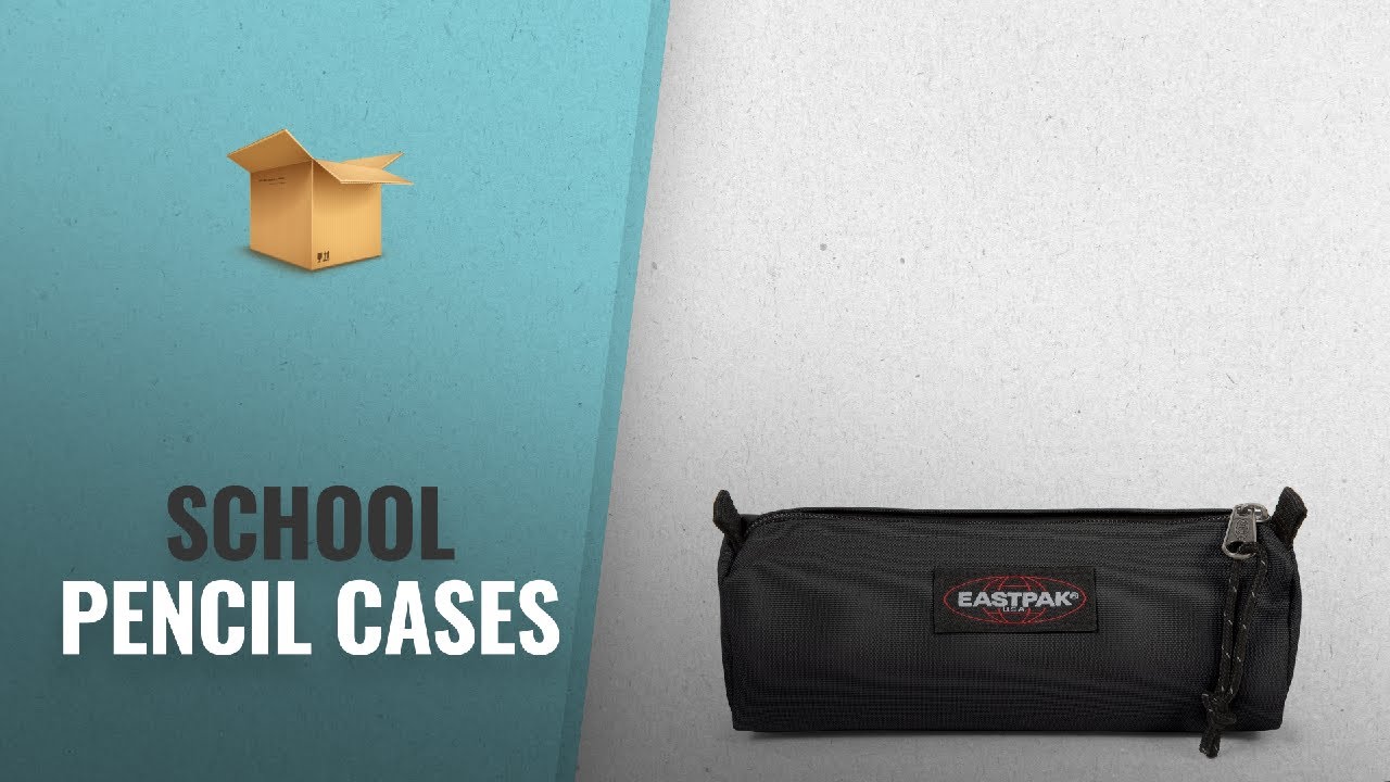 Top 10 Pencil Cases For School Ideas: Eastpak Benchmark Single Pencil Case, 21 cm, Black