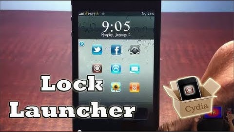 LockLauncher (Cydia Tweak) - Add Up To 9 Launchable Apps To Your Lockscreen