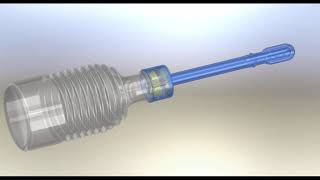 Bottle Motion and Flow Simulation in SolidWorks