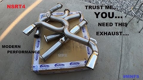 NSRT4 MPX 3IN EXHAUST UNBOXING
