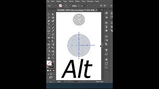 Fingerprint icon Design in Adobe Illustrator #shorts #illustrator
