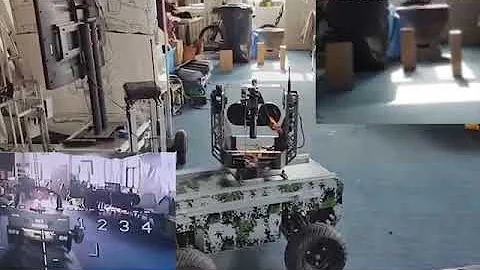 KSP-UGV,ARMED 4WD robot,mini tank,weapon station，shooting by SIG MIX。