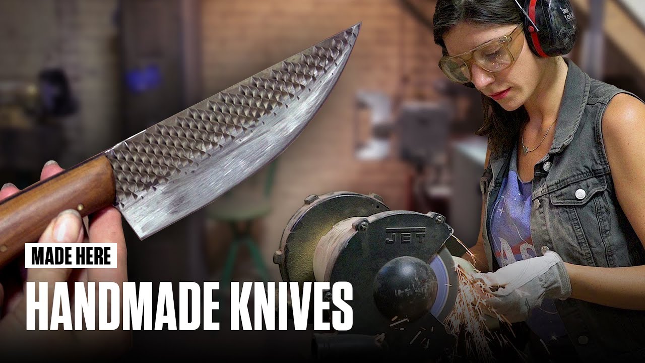 kolbøtte Lim Paranafloden Handmade Knives With Chelsea Miller | MADE HERE | Popular Mechanics -  YouTube