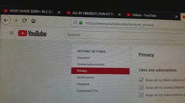 How to Make YouTube liked videos private on my account