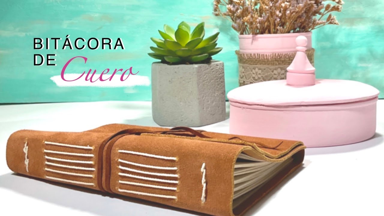 CURSO BITÁCORA DE CUERO - LONG STITCH - PUNTADA LARGA 