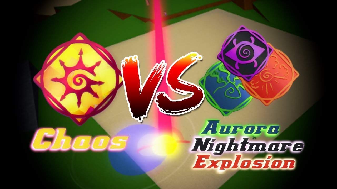 Chaos Vs Explosion Nightmare And Aurora Elemental Battlegrounds