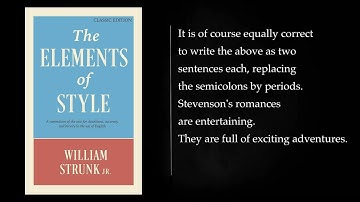 The elements of style by WILLIAM STRUNK, Jr.. Audiobook, full length