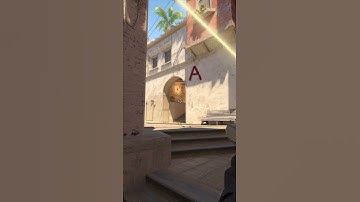 CS2 Mirage Underpass Flash From Short #shorts #cs2