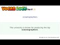 Oceanographers – English Pronunciation, Definition, Synonyms, Antonyms, Example Sentence