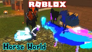 ROBLOX HORSE WORLD RAGS TO RICHES  PONY to PRINCESS  (Oh NO, They FOUND Me!!!)